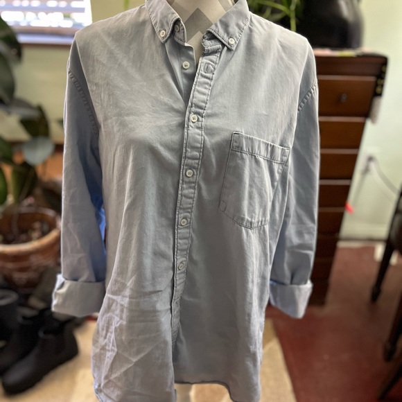 Wrangler chambray button-down shirt - Picture 1 of 3
